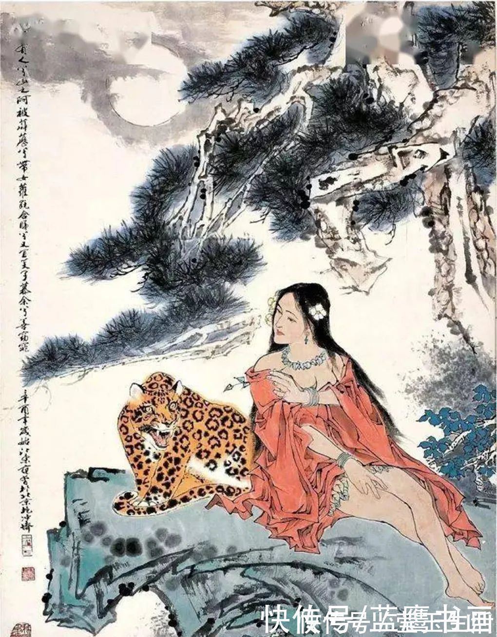 朱新建&绘画名家朱新建,喜欢创作绘画作品,又善于评论其他画家