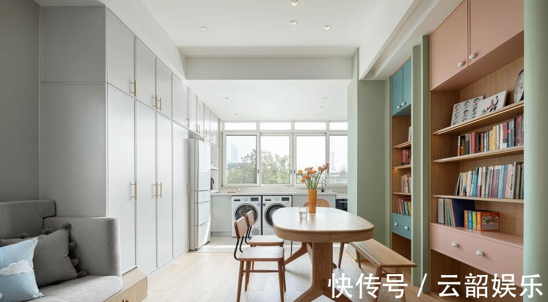 多功能室|佩服!她把仅55㎡的家重新改造,有“4室”两卫,老破小逆袭成功