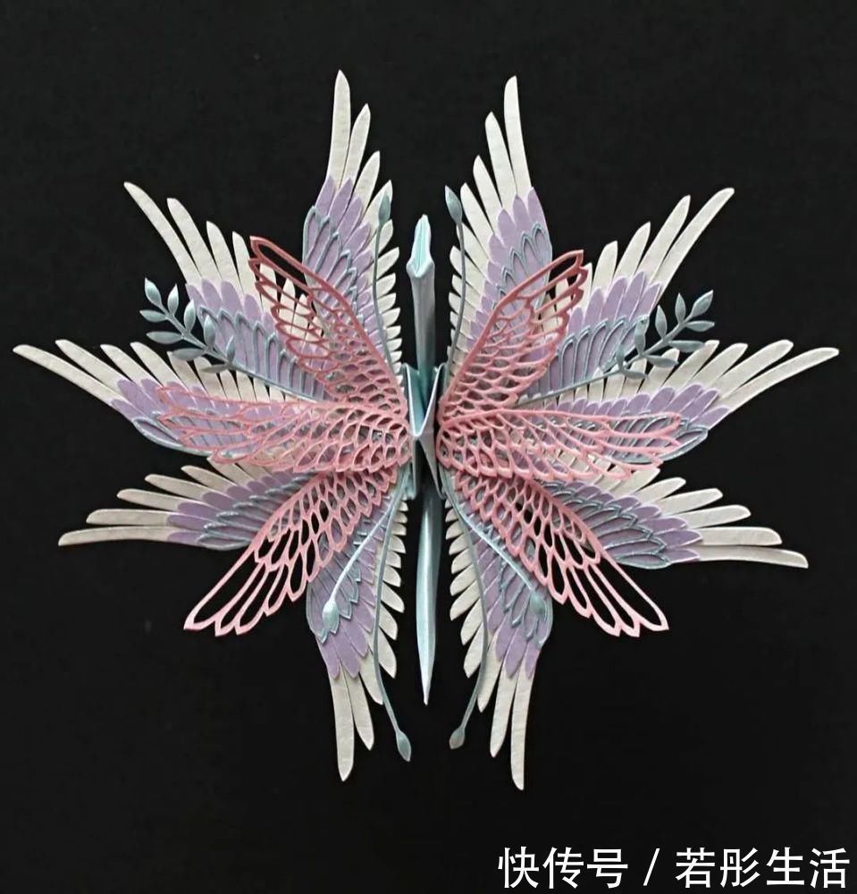 翅膀$抑郁小哥把一只2毛钱的千纸鹤折成了我买不起的样子,不但病好了还年入百万