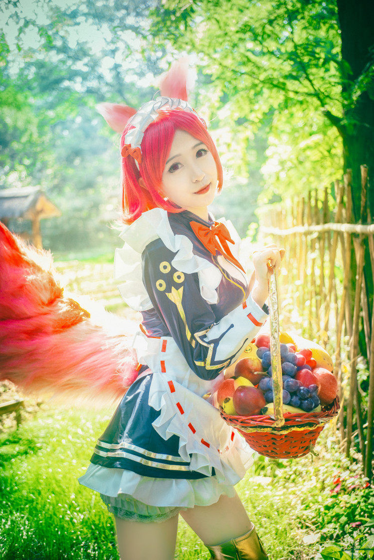 王者荣耀 妲己cosplay，陪你玩~