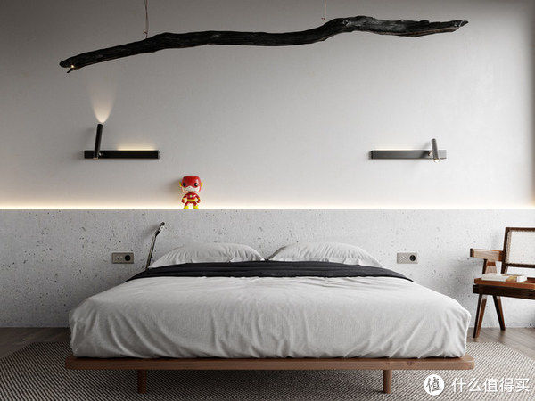 木饰面|卧室背景墙别放空，这样设计美极了