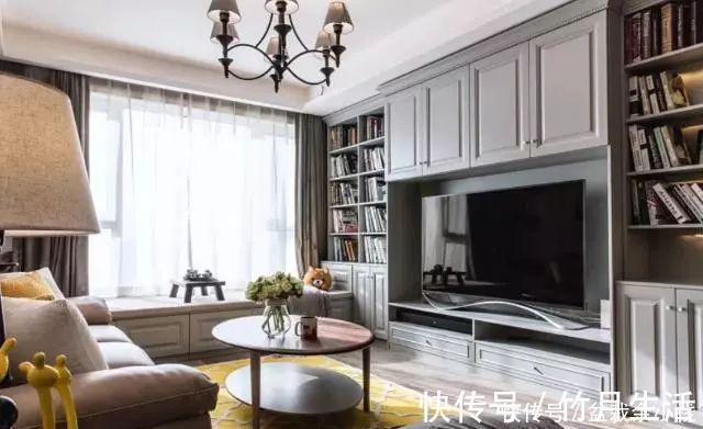 榻榻米床|老公硬把餐厅设“半堵墙”，客厅加个假飘窗，聪明极了！