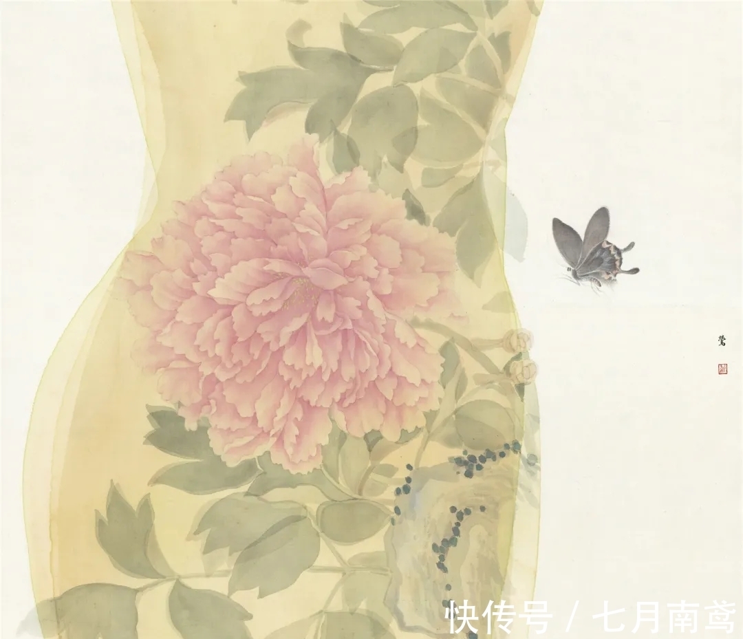 鲍莺|女性画家特有的审美情调,被她释放的淋漓尽致|鲍莺花鸟画