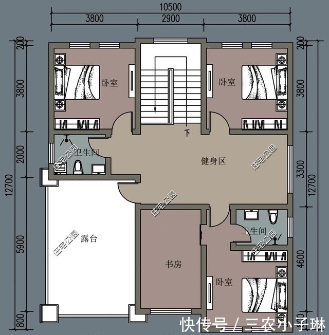 进深|7套三层农村自建房,户型方正、经典,还不赶快收了