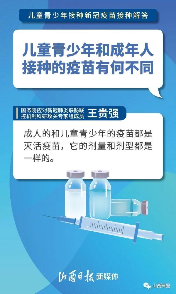 灭活疫苗|青少年疫苗如何接种？有何不良反应？专家权威解读来啦