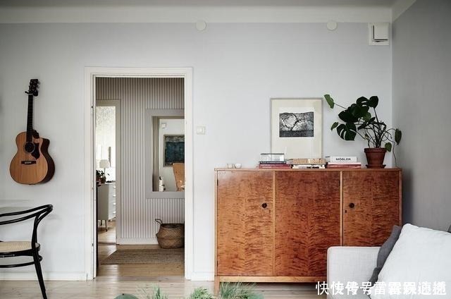 玄关|小户型越住越大学她家的66㎡小宅，贴心的一条动线！太好看了！