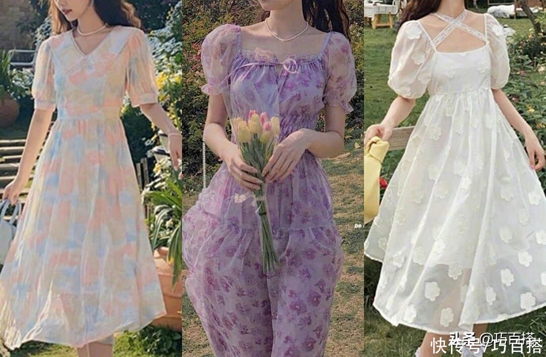 轻盈|24件好看又有气质的连衣裙，穿上就能显高显瘦，建议尝试