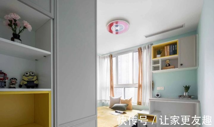 北欧风|92平方北欧风装修,甜甜的糖果般配色,轻松明亮