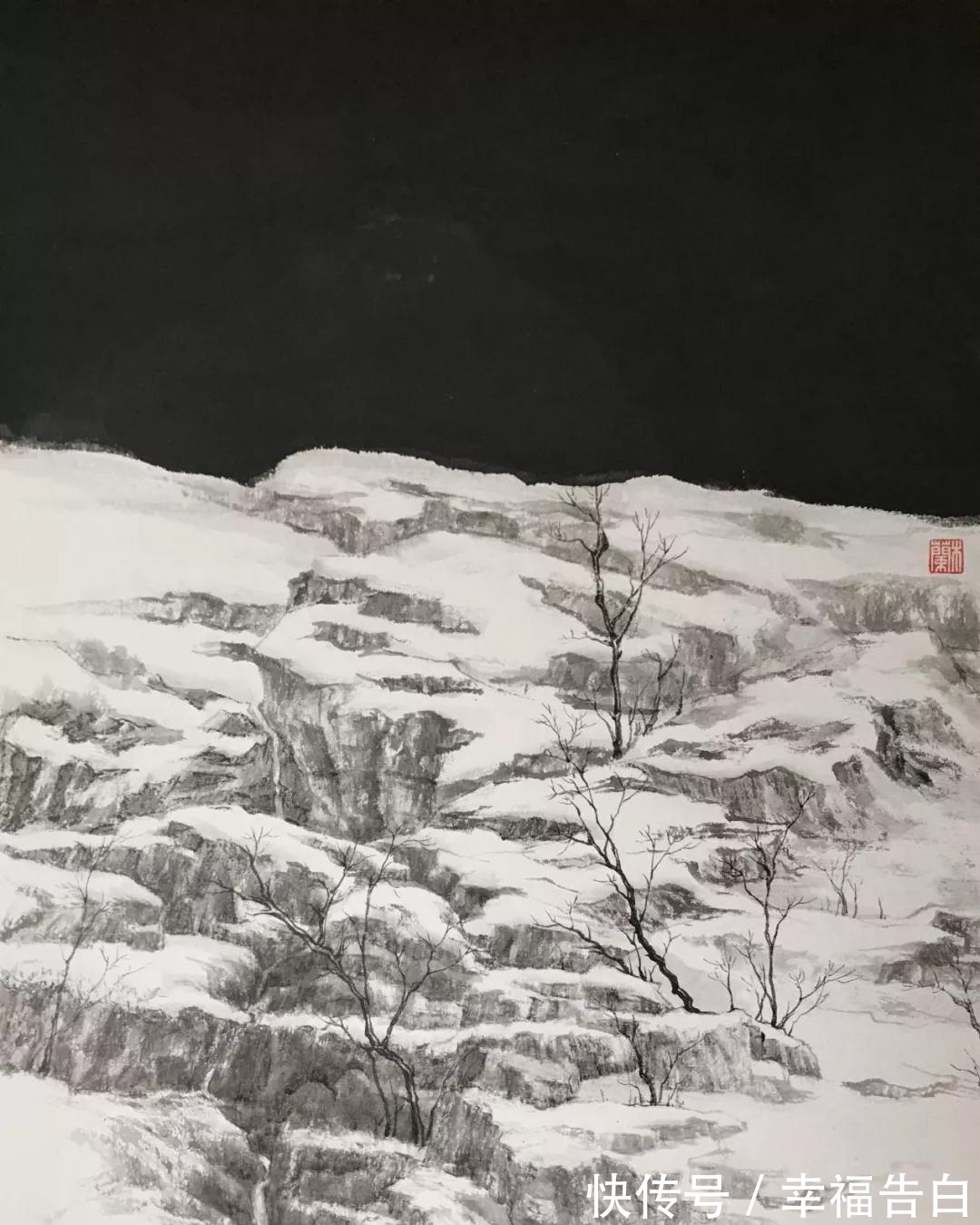 师法|北师大书画协会会长李木兰:笔墨青山作品鉴赏