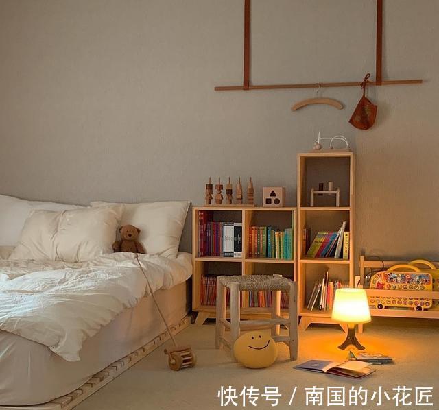 亲子|一家4口的幸福生活：83㎡全屋奶油色，客厅当亲子区都为孩子考虑