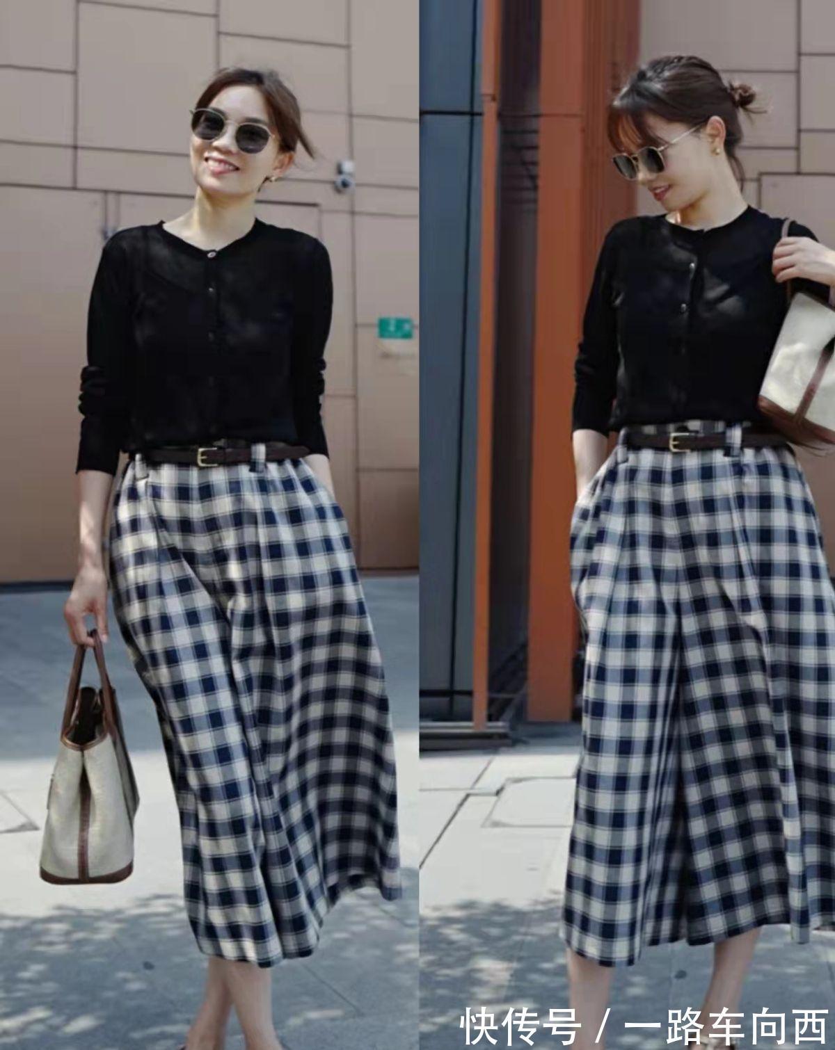 秋冬 优雅显贵的黑毛衣怎么穿?高级显气质的穿搭法,显瘦是最小的优点