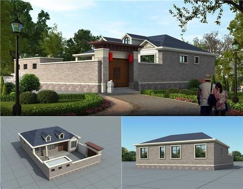 户型|农村精致小院的平房图片,建完让家人过上更好的生活