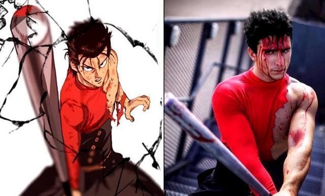 索尼克|一拳超人真人版,地狱吹雪神还原,波罗斯的脸被琦玉打肿