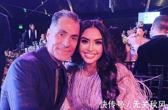 科比|瓦妮莎为湖人老板庆生,两人靠在一起合照,科嫂:大哥,我们爱你