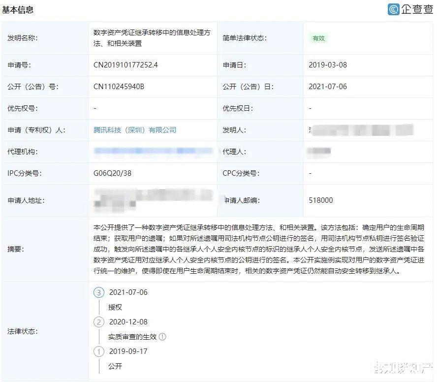 qq|你的QQ、游戏账号后继有人了，腾讯公开新专利，数字资产可转移