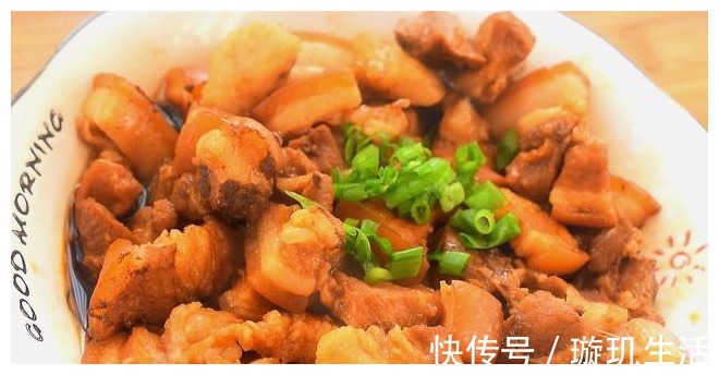 红烧肉|把五花肉扔进电饭锅,不放一滴水,出锅后一大锅不够吃,太香了