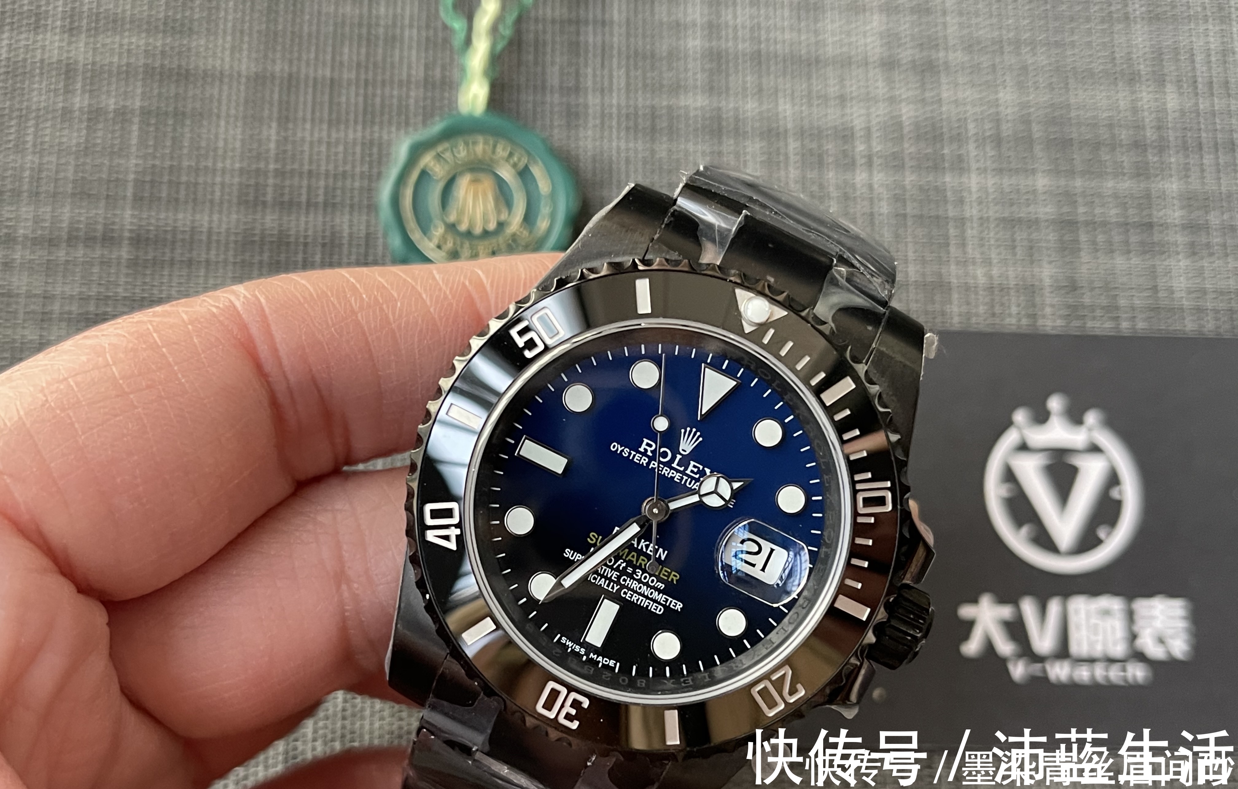大v|大v腕表 劳力士水鬼镀黑Blacken腕表!镀黑水鬼个性改装腕表!