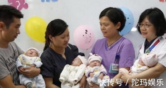 护士|孕妈生下“四胞胎”，看到最后一个孩子时，护士老四将来有福了