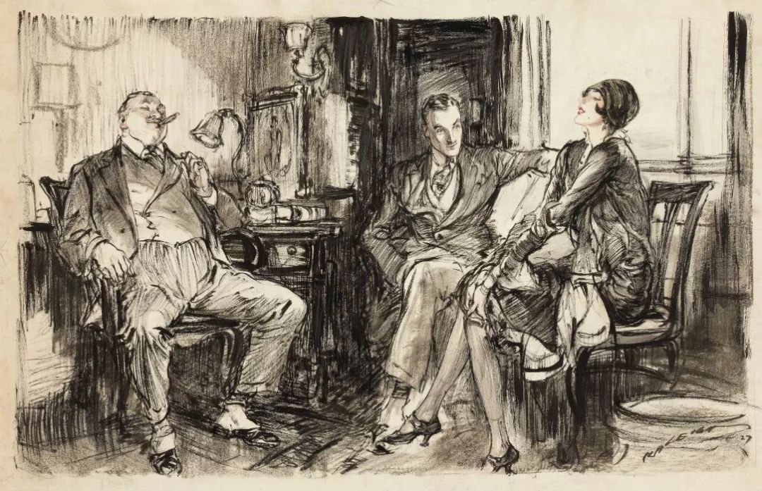 上流社会@美国最伟大的插画家,记录了上流社会的男男女女纸醉金迷的情景