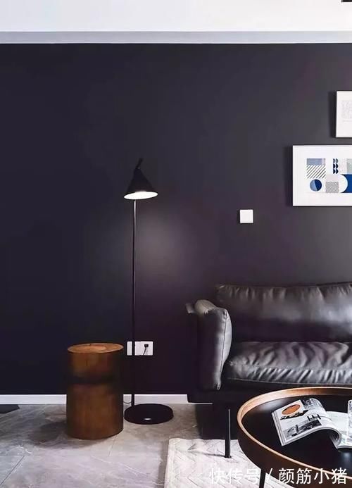 背景墙|15万装修110平三房,黑白灰经典配色,打造现代新居室