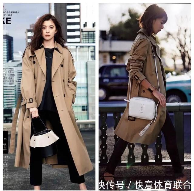 收起你的大衣,太俗!今秋流行“风衣+裤子”,时髦又好看