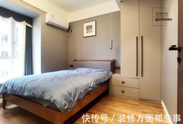 背景墙|160㎡现代轻奢设计新家,维克胡桃+皓月白搭配,为家升温不少