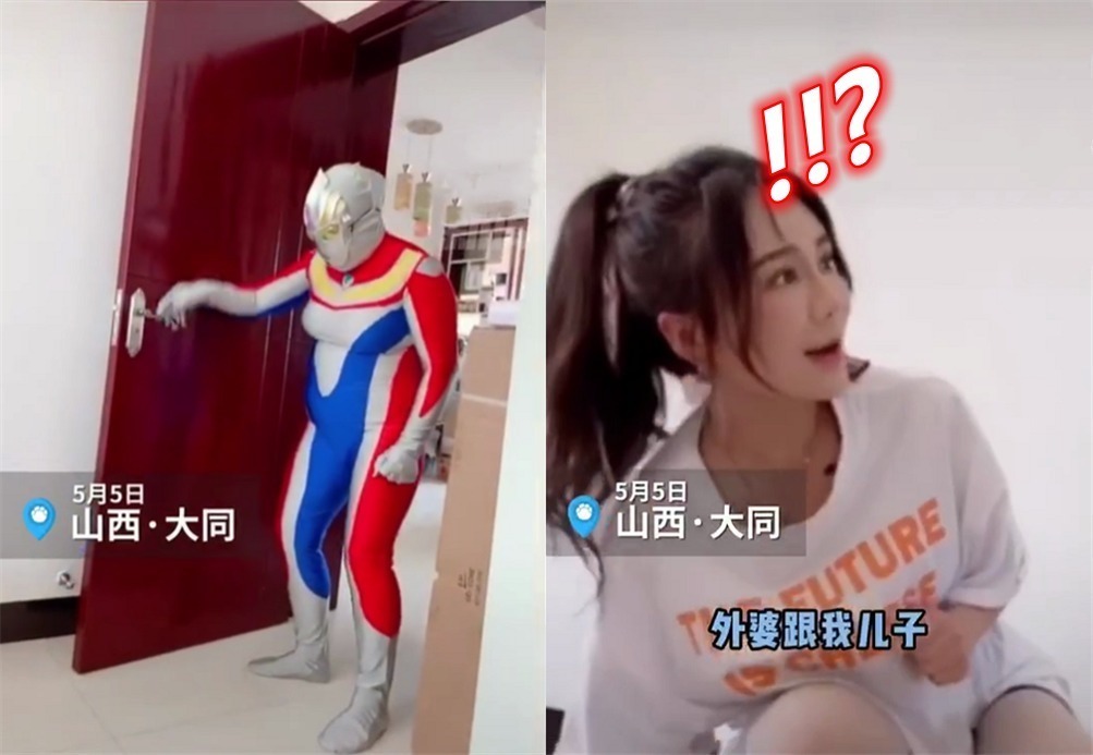 孙子|外婆假扮奥特曼给孙子送惊喜,结局让人大跌眼镜,这世上根本没有光