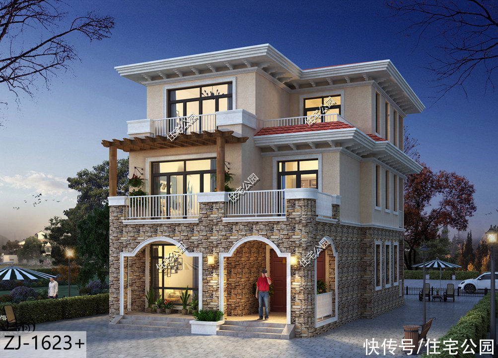 小面|10套小面宽农村别墅,第6、7套建的人最多,第9套造价只要18万?