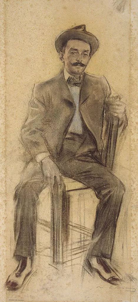 拉蒙·卡萨斯!西班牙大师 拉蒙·卡萨斯素描作品