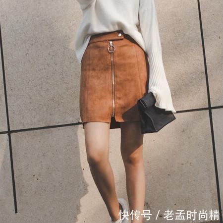 格子 春季最百搭的A字短裙,遮肉又显瘦,胖瘦MM都能穿