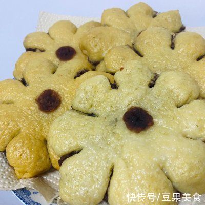 简单省事懒人菜桂花豆沙玉米包，一次就上瘾