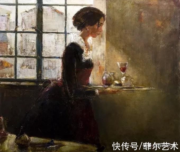雷兹尼琴科！乌克兰著名画家谢里·雷兹尼琴科人物油画作品欣赏