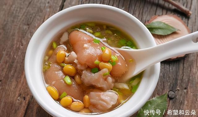 黄豆|猪蹄怎样炖又香又好喝教你这3招,猪蹄肥而不腻,软烂又入味