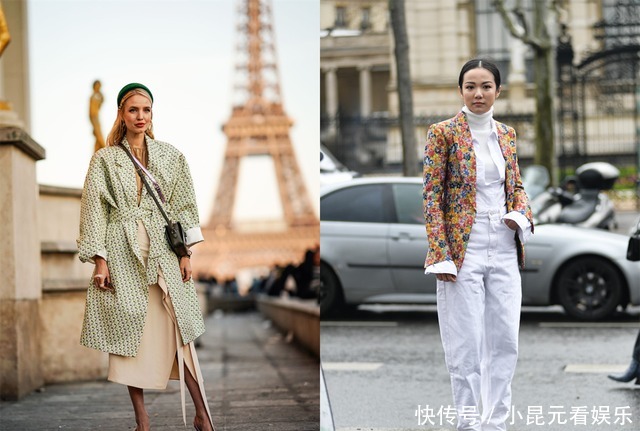 出彩|三四十岁的女人,秋冬穿碎花单品会更加出彩,时髦减龄又有气质