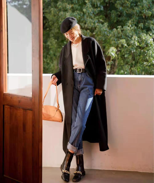 开春第一件外套穿什么？黑色外套可别错过，2种搭配思路随你美