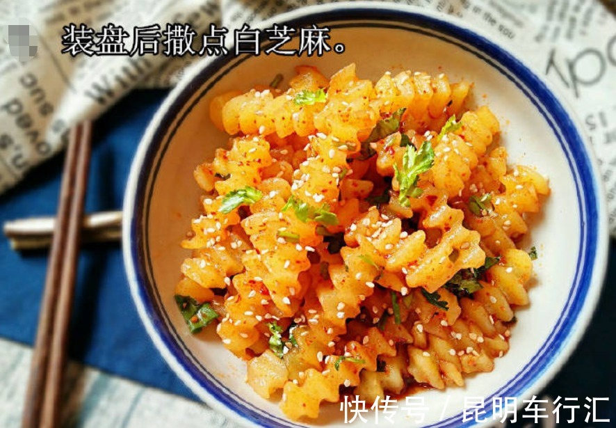 土豆|夏天没胃口就凉拌土豆吃吧，味道咸香微辣，口感绵软，非常下饭