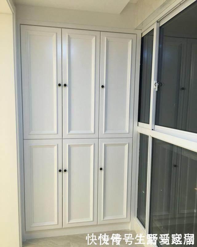 搬家具|晒晒我的新家,刚装好就等搬家具入住了,满意阳台整墙的大柜子