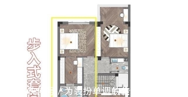 户型|卧室+衣帽间+卫生间,4种方案将功能区整合,实现户型的最优布局