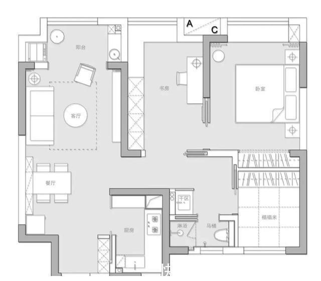 吸油烟机|她坚持89㎡的小家,不做主灯、只装移门,完工后效果很惊艳!