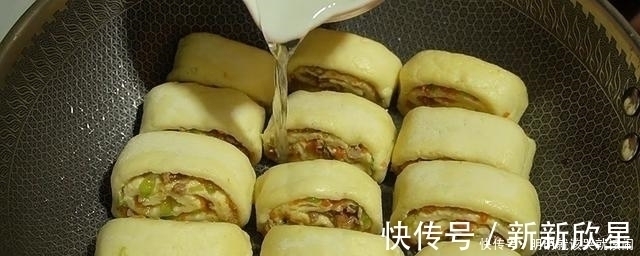 早餐|终于找到了!早餐最好吃的做法,不蒸不油炸,层层裹着馅料,真香