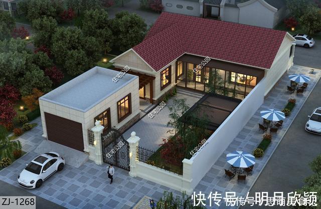 农村|10套农村一层养老房,有院子有火炕,15万的造价盖哪套都不亏