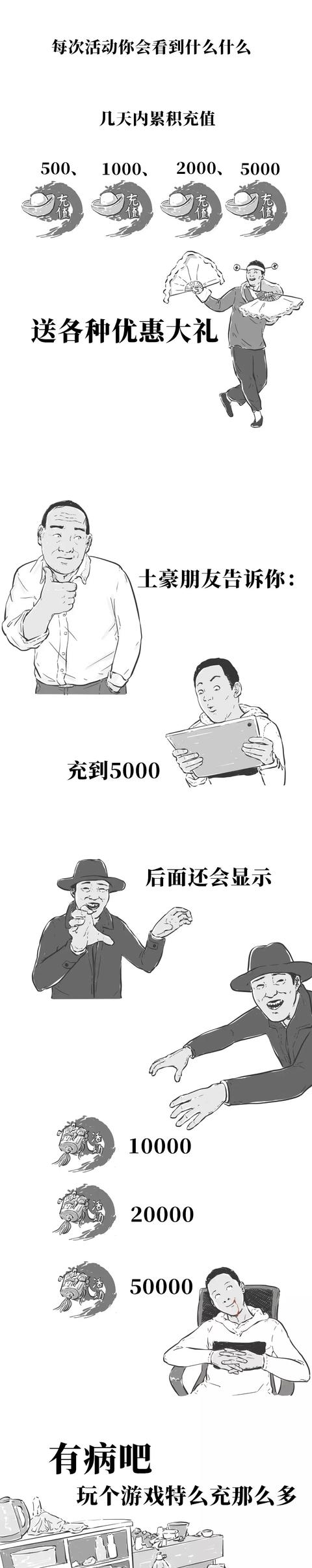 有一个土豪的朋友真的非常“爽”啊！你有土豪朋友吗？（漫画）