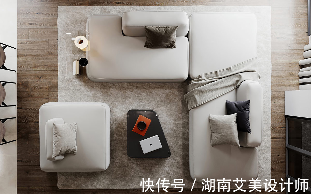 软装|114㎡现代风软装设计,具有生命力的质感之美!