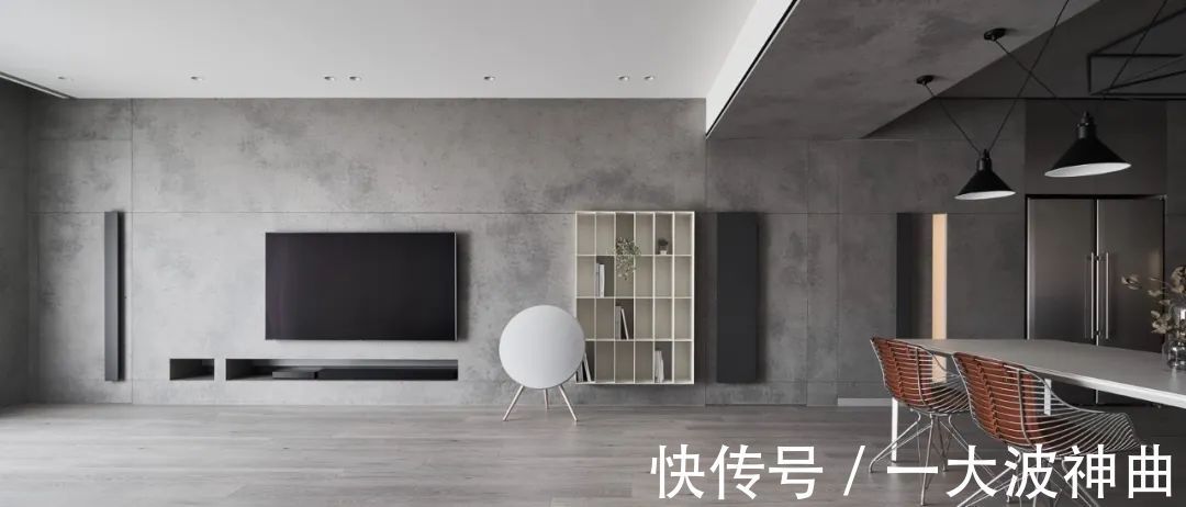 卧室|100㎡简约工业风,低调安静的水泥灰,装出别样高级的美