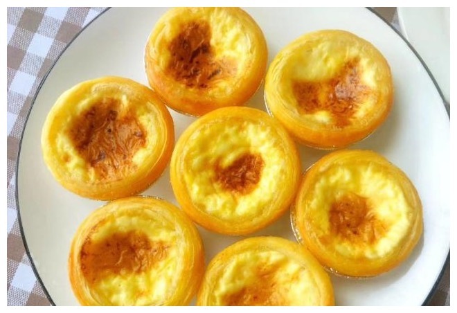 营养美味的蛋挞,外酥里嫩奶香味十足,口感超赞
