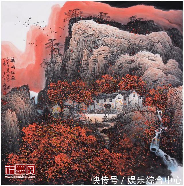 山水画|中国山水画欣赏 定格在宣纸上的秋天美景