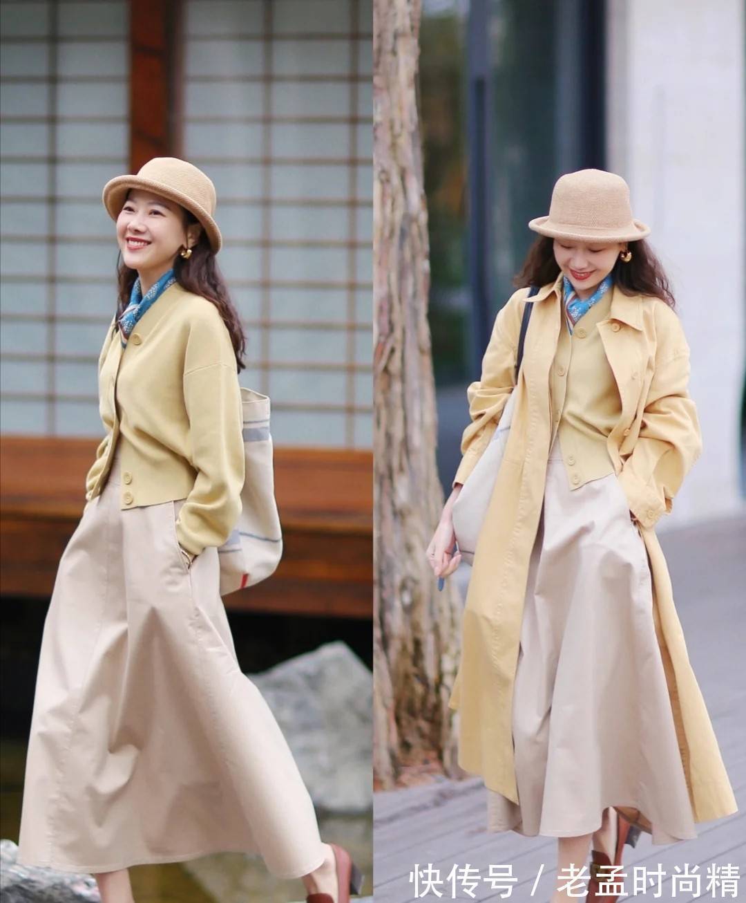 气质 “针织衫”是40+女性的气质单品,春天穿,即有风度又有温度