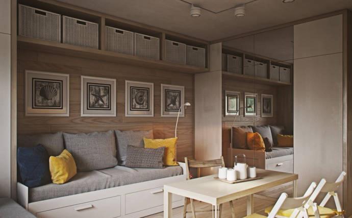 收纳|32平米的小蜗居,单身人士的福利,装修设计时尚大气,颜值爆表