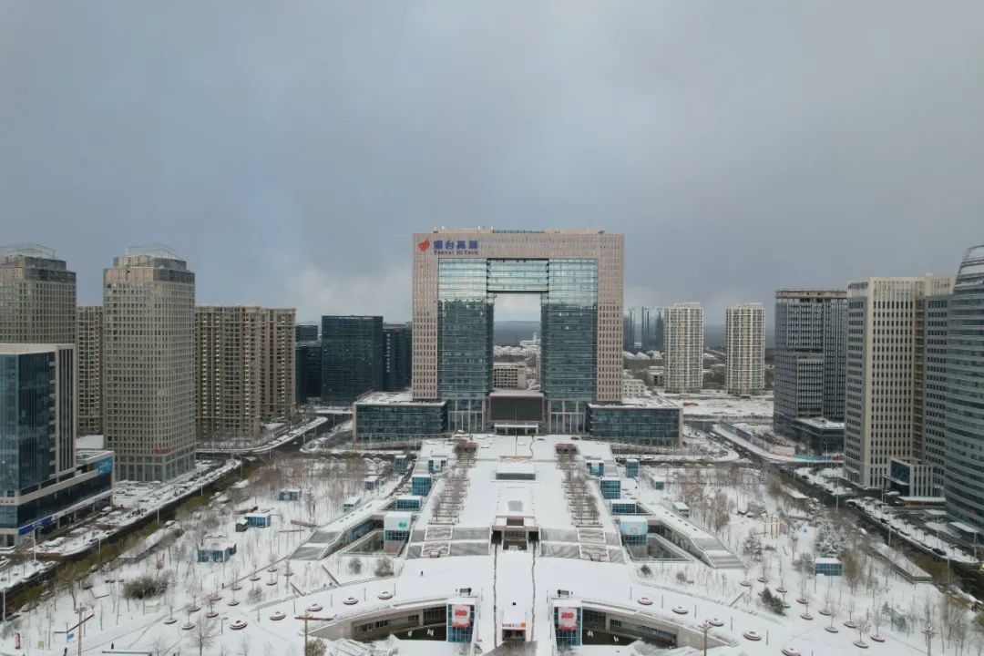 孙俊杰|多图！雪中的烟台高新区美出新高度