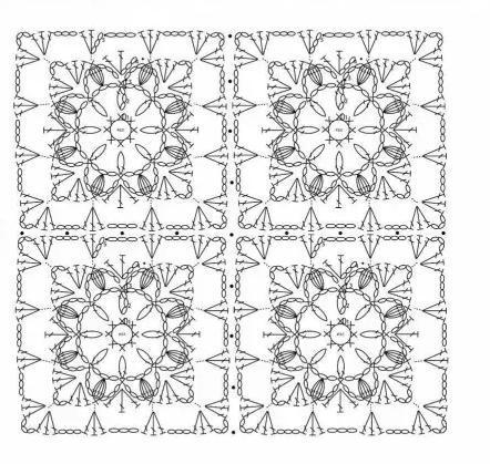 零线太多别浪费,试试钩一钩拼花抱枕,在家非常好用!附图解